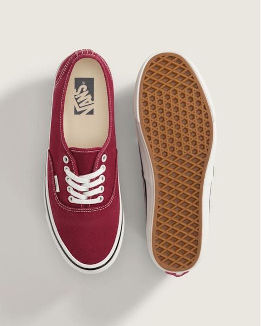 Vans Red Premium Authentic Shoes for men