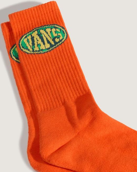 Vans Orange Boyce Crew Socks (1 Pair) Size: M (5.5-8​ for men