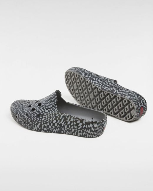 Vans Gray Slip-on Mule Trk Surf Essentials Schuhe