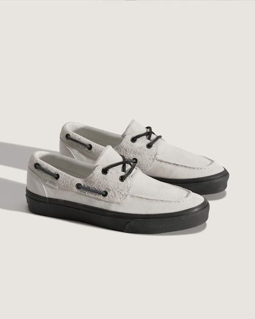 Vans White 2-Eyelet Boat Shoes for men