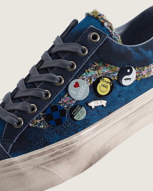 Vans Blue Premium Old Skool 36 Shoes for men