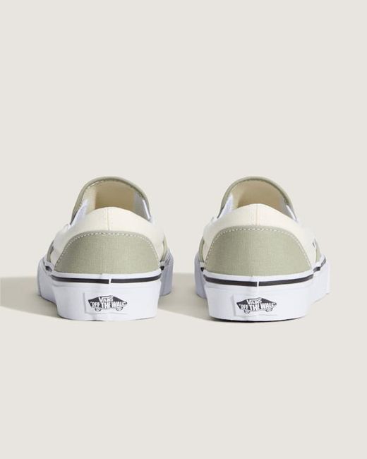 Vans White Classic Slip-On Shoes for men