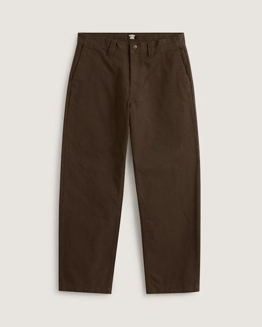 Vans Brown Skate Loose Atiba Haze Trousers for men