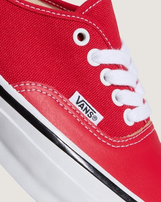 Vans Red Otw Authentic 44 Siped Vibram for men