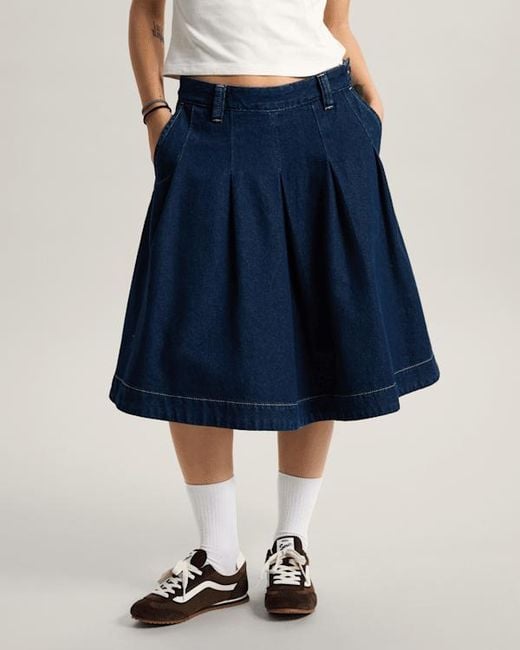 Vans Blue Authentic Chino-Jeansrock, Damen, Größe