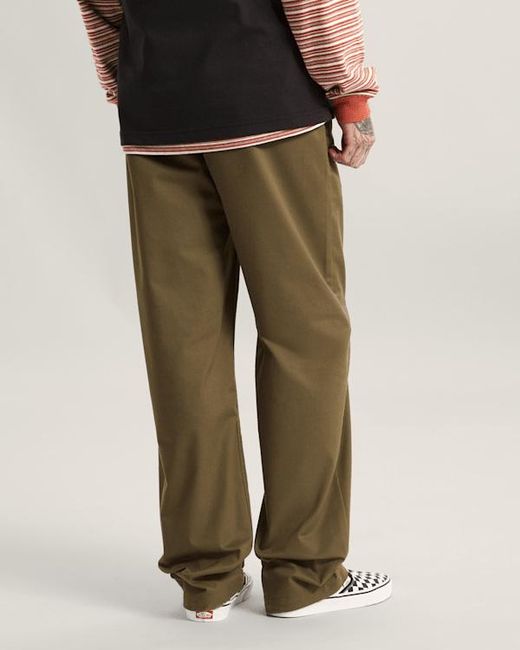 Vans Green Authentic Chino Straight Trousers for men