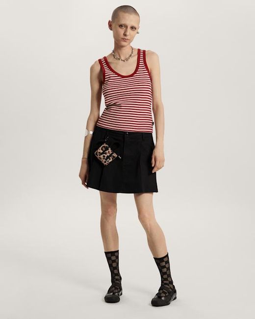 Vans Red Lilly Stripe Tank