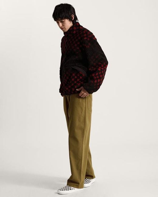 Vans Red Nights High Pile Jacket Poppy Ember for men