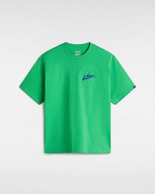 Vans Green Dettori Loose Fit T-shirt for men