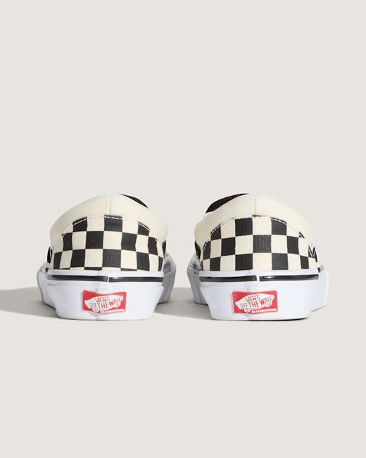 Vans Metallic Skate Checkerboard Slip-On Shoes (Checkerboard) for men