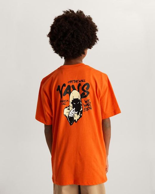 Vans Orange By Reaper Sam Ss T-Shirt (8-14 Years)