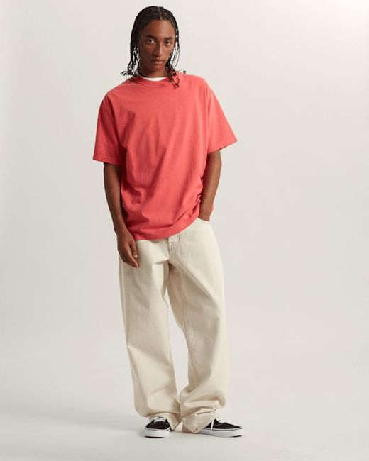 Vans Natural Premium Check-5 Loose Denim Trousers for men