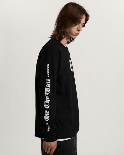 Vans Black X Travis Barker Long Sleeve T-Shirt for men