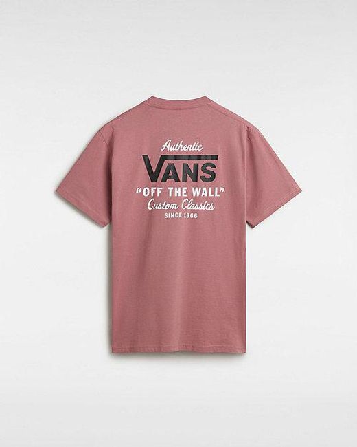 Vans Pink Holder St Classic T-shirt for men