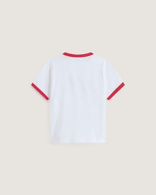 Vans White Milano Ringer T-Shirt