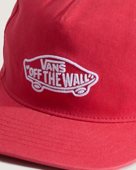 Vans Pink Classic Snapback Hat for men