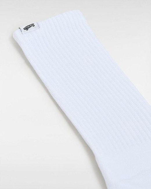 Vans White Premium Crew Socks for men