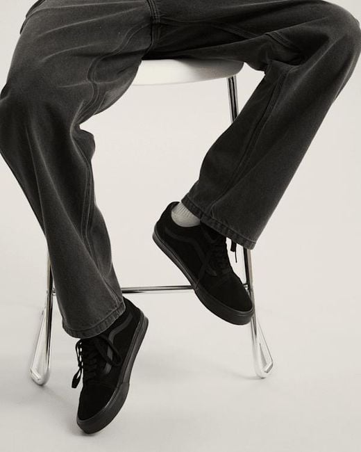 Vans Black Suede Old Skool Shoes for men