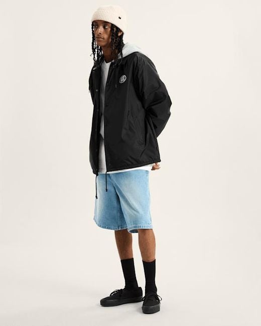 Giacca Con Cappuccio Coach Riley, Uomo, Taglia di Vans in Black da Uomo