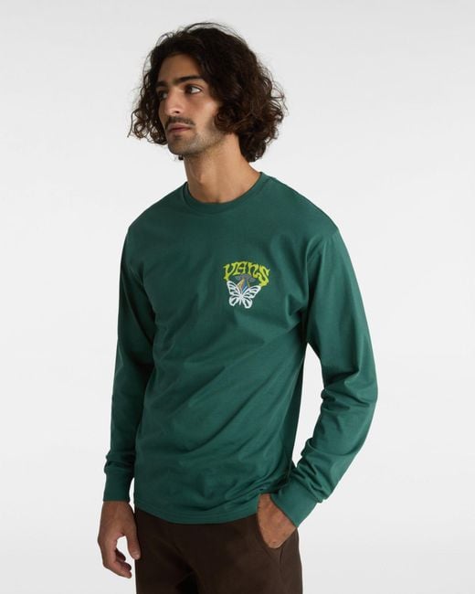 Vans Skull Saucer Langarm-t-shirt in Green für Herren