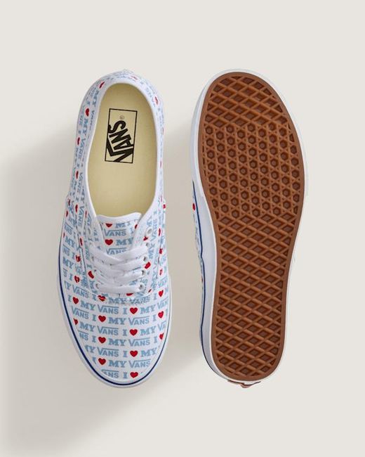 Vans Blue I Love My Authentic Shoes for men