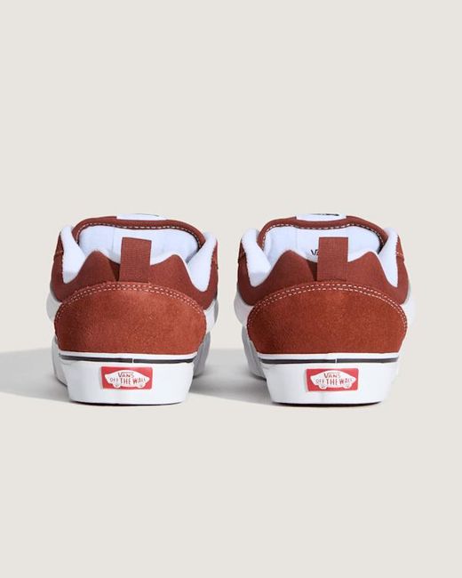 Vans Brown Knu Skool Shoes for men