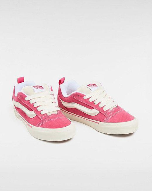 Vans Pink Knu Skool Shoes
