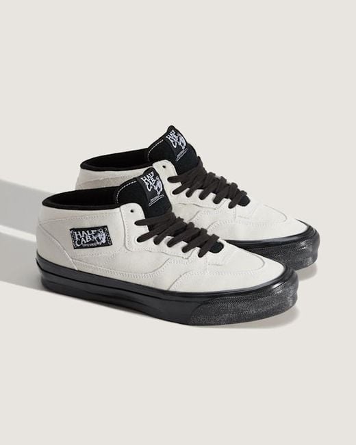 Vans White Premium Half Cab Shoes for men
