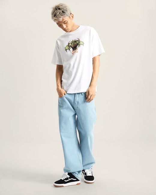 Vans White Goofy Ghoul Short Sleeves for men