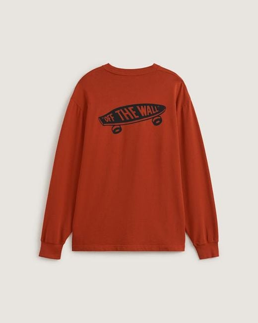 Vans Premium Langarm-T-Shirt Mit Grafik, Herren, Größe in Red für Herren