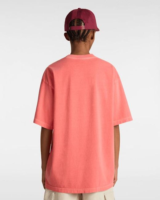 Vans Pink Original Standards Wash Pocket T-Shirt for men