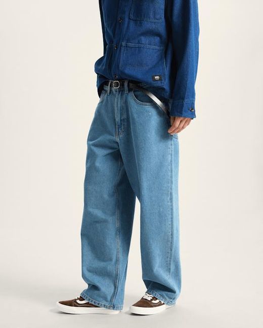 Vans Check-5 Baggy Denim Hose, Herren, Größe in Blue für Herren