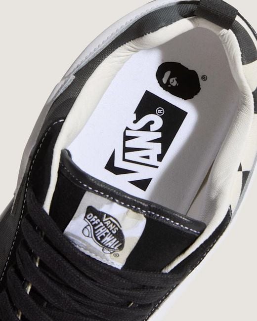Vans Black X Bape Knu Skool for men