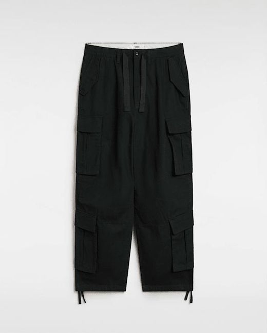 Vans Black Premium Baggy Cargo Trousers for men