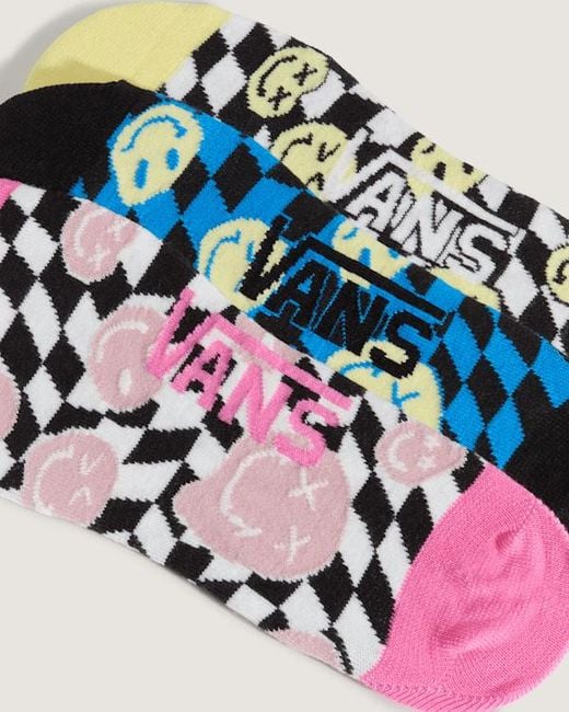 Vans Yellow Ticker Canoodle Checkerboard Socks (3 Pairs) Size: L (8.5-12​ for men