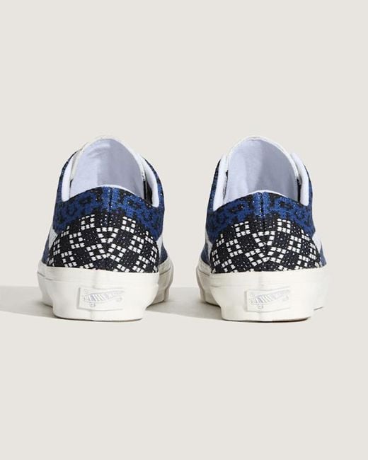 Vans Blue Premium Old Skool Shoes for men