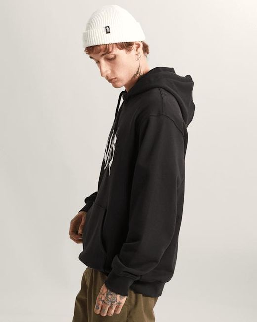 Vans Black They Are Just Shoes Loose Pullover Hoodie for men