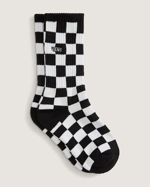 Vans Checkerboard Crew Sokken (1 Paar) Grootte: Xs (31-34​ in het White