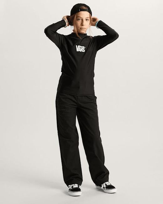 Vans Black Kids Rashguard (8-14 Years)