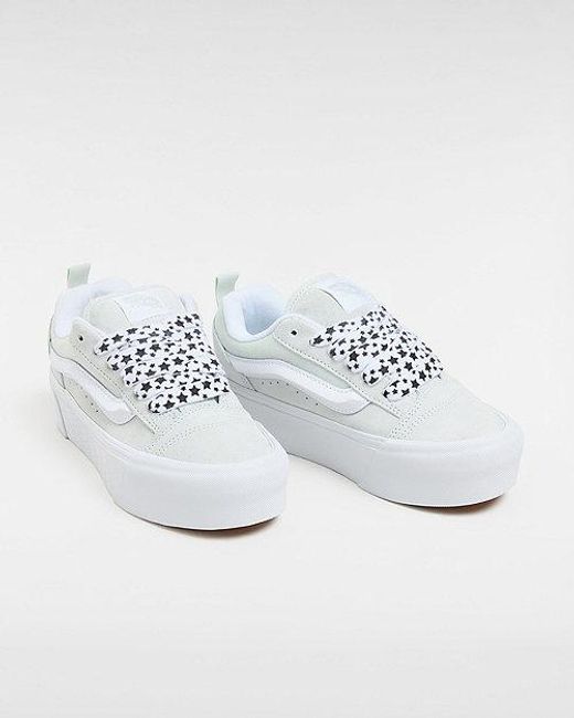 Vans White Knu Stack Shoes