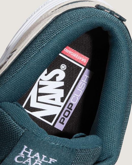Vans Blue Skate Half Cab Wafflecup Shoes for men