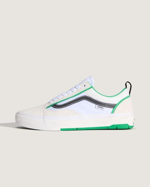 Vans White Skate Old Skool Wafflecup Shoes for men