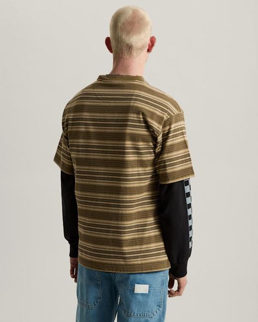 Vans Natural Ringer Striped Knit Shirt for men