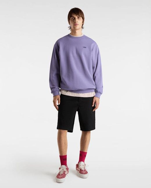 Vans Purple Left Chest Ii Logo Sweatshirt