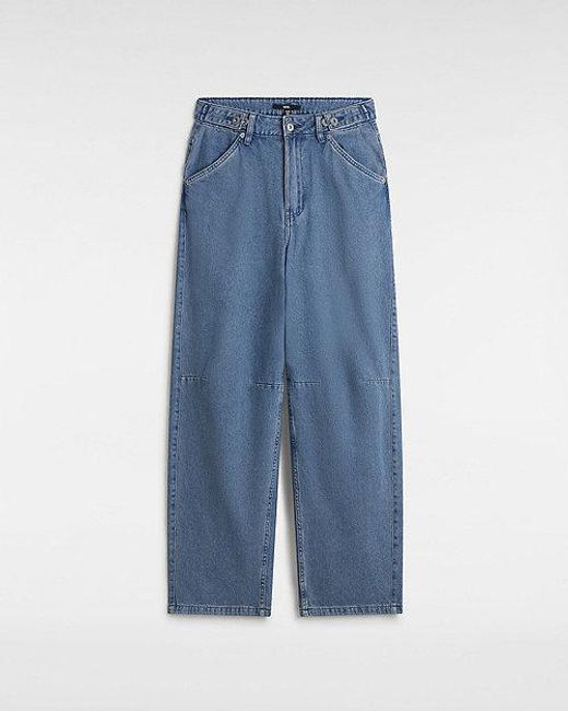 Vans Blue Curbside Denim Trousers (Stnwsh)