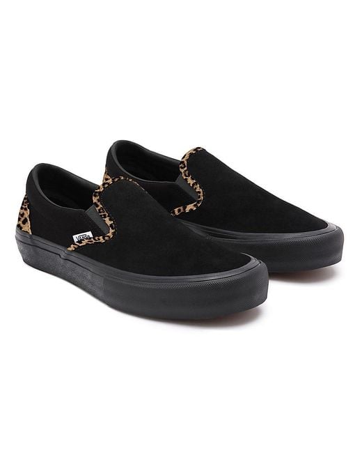 Leopard vans slip top on