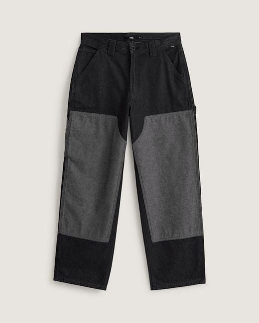 Vans Black Premium Double Knee Carpenter Trousers for men