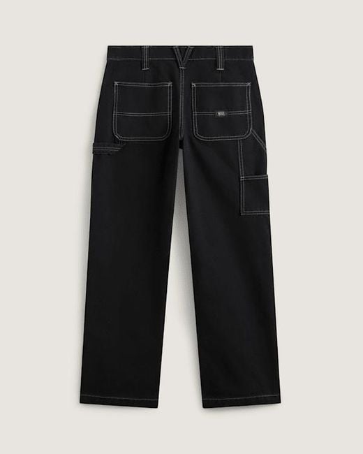 Vans Black Chore Mid Rise Straight Trousers