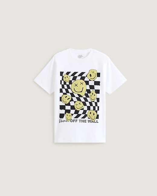 Vans White Kids Twisted Joy T-Shirt (8-14 Years)