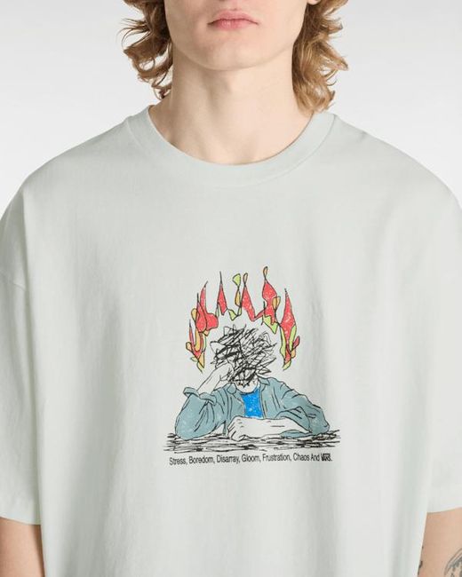 Vans Skate Thinking T-Shirt, Mann, Größe in White für Herren